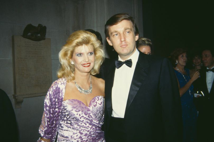 Donald and Ivana Trump had three children together before they divorced in 1990 (file)