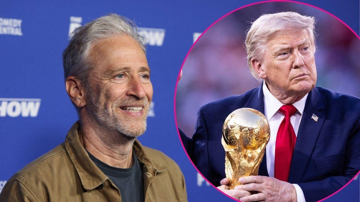 Jon Stewart roasts Donald Trump over World Cup final after president is edited out of Spain celebration