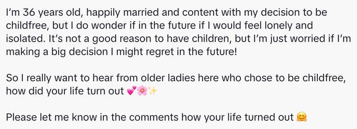 “Please let me know in the comments how your life turned out 🤗” she concluded. In just two days, this TikTok has had more than 2.3 million views, racking up 10s of thousands of likes and comments.