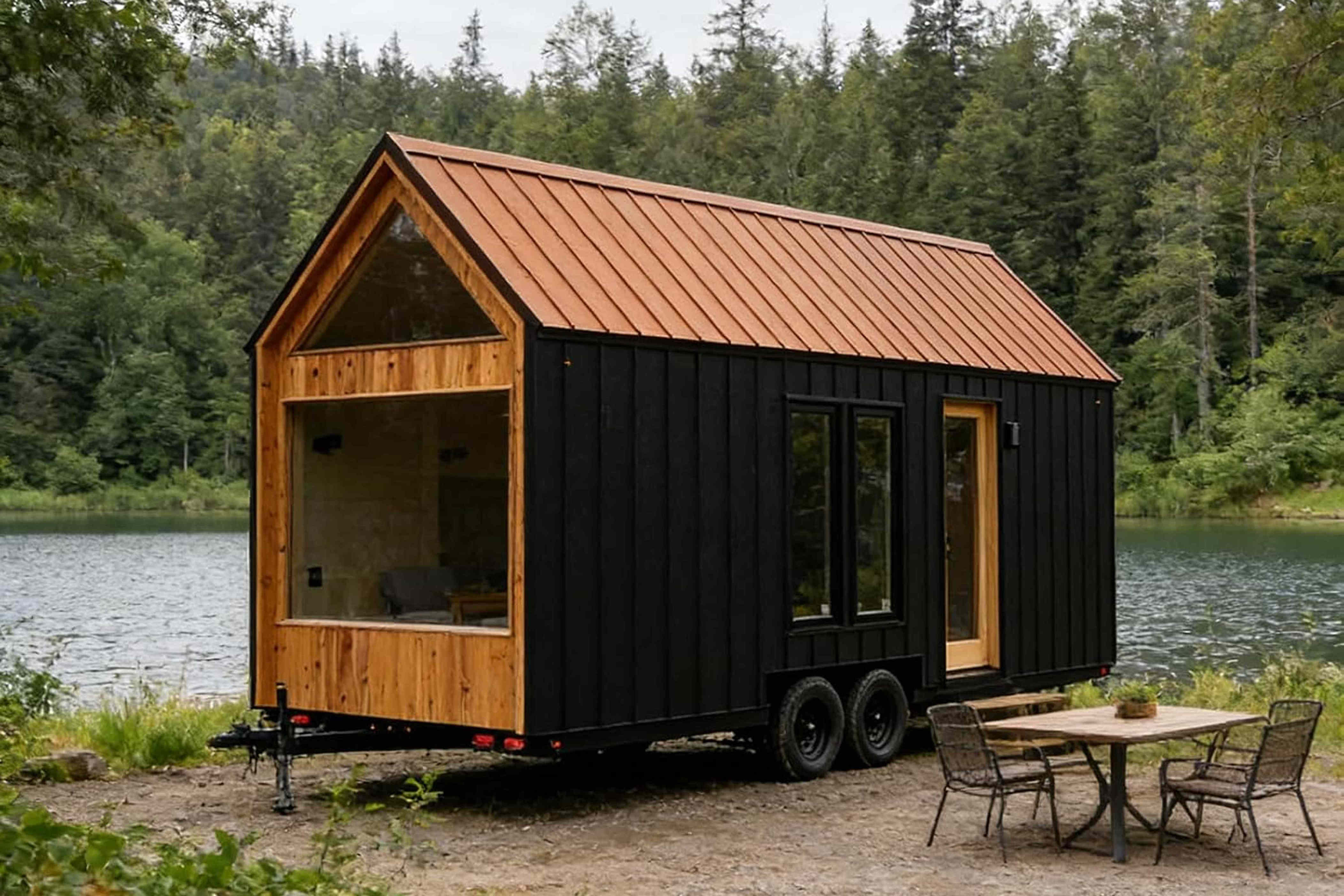 Tiny houses are back at Amazon, and this farmhouse on wheels could be a guest suite, cabin, ADU, or RV