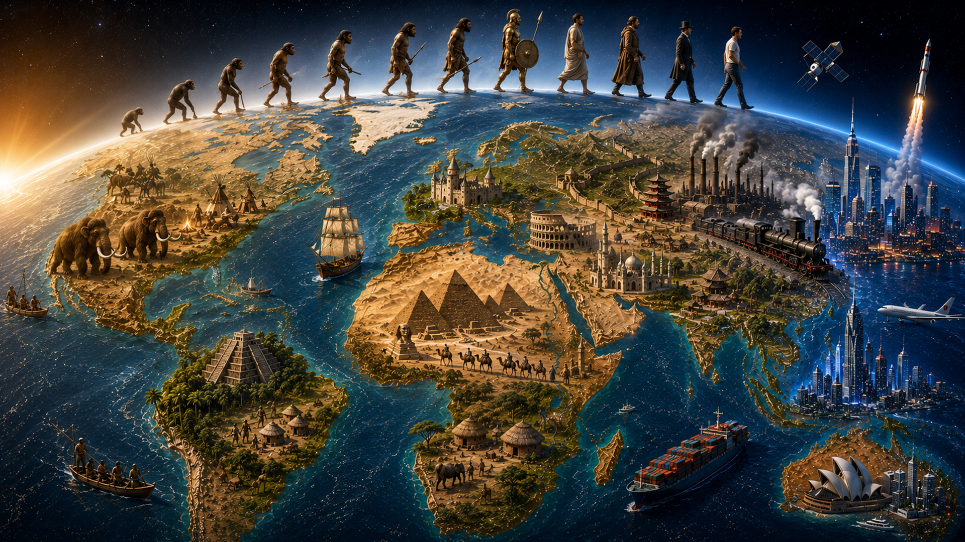 Watch 200,000 years of human history unfold in 20 minutes