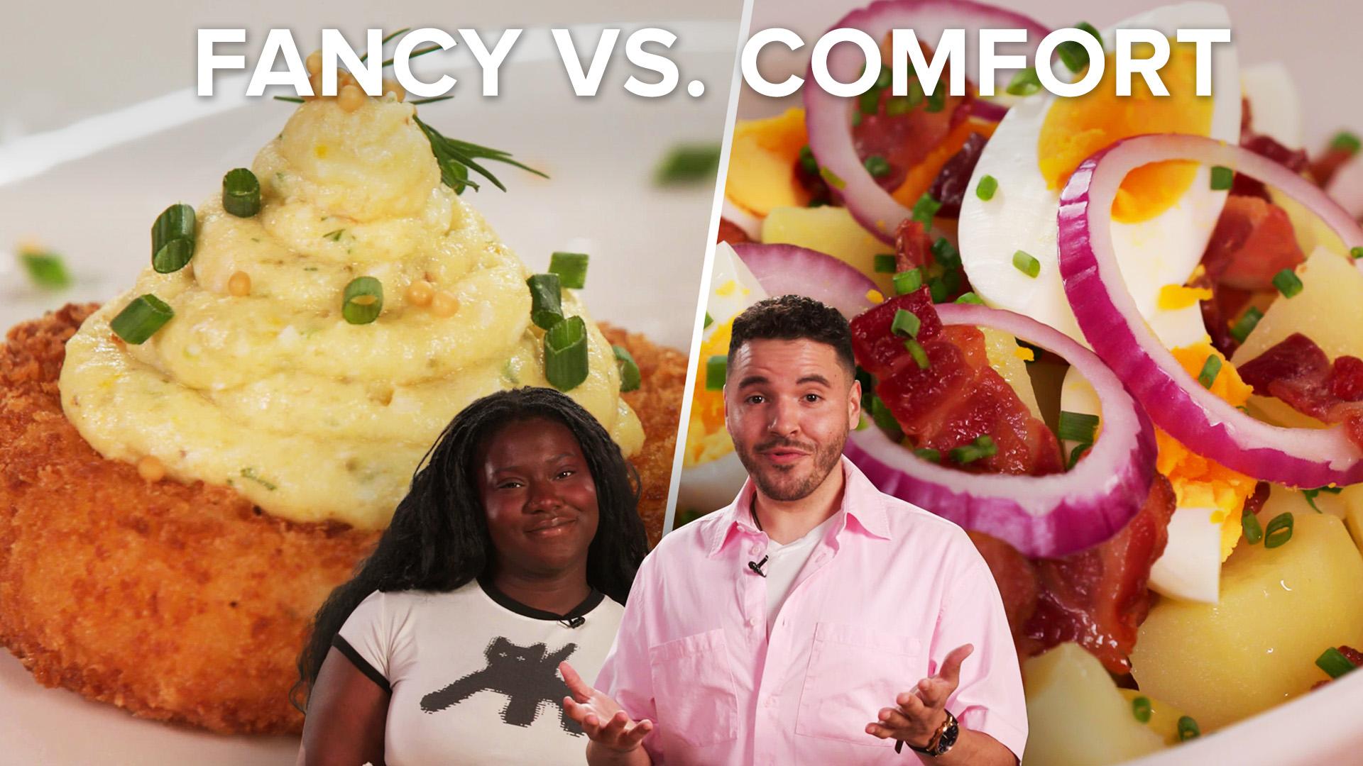 Fancy vs comfort potato salad