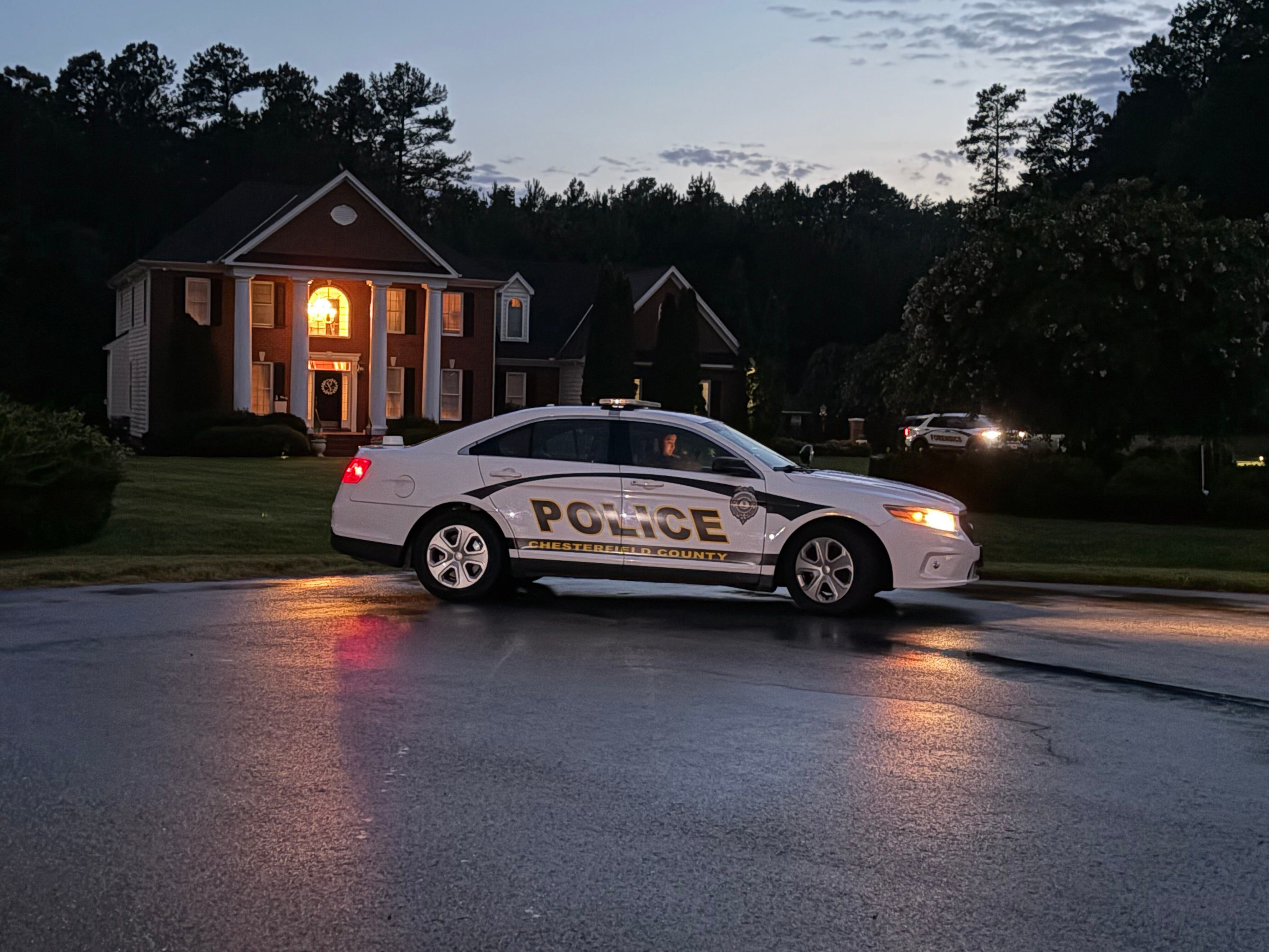 Husband arrested after wife shot, killed in Chesterfield