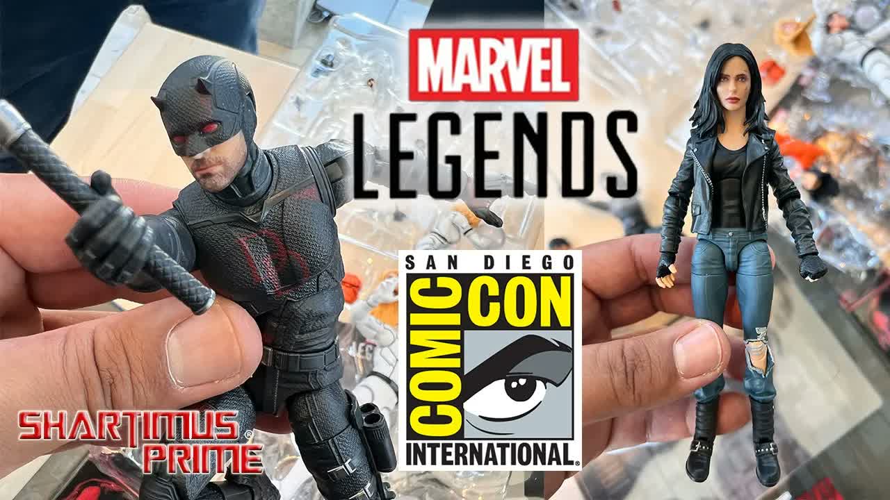 Early look! Marvel Legends Daredevil & Jessica Jones Disney+ figures ...