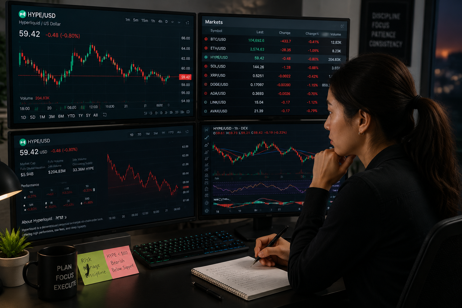 HYPE price remains below $60: has the recovery already lost its edge?