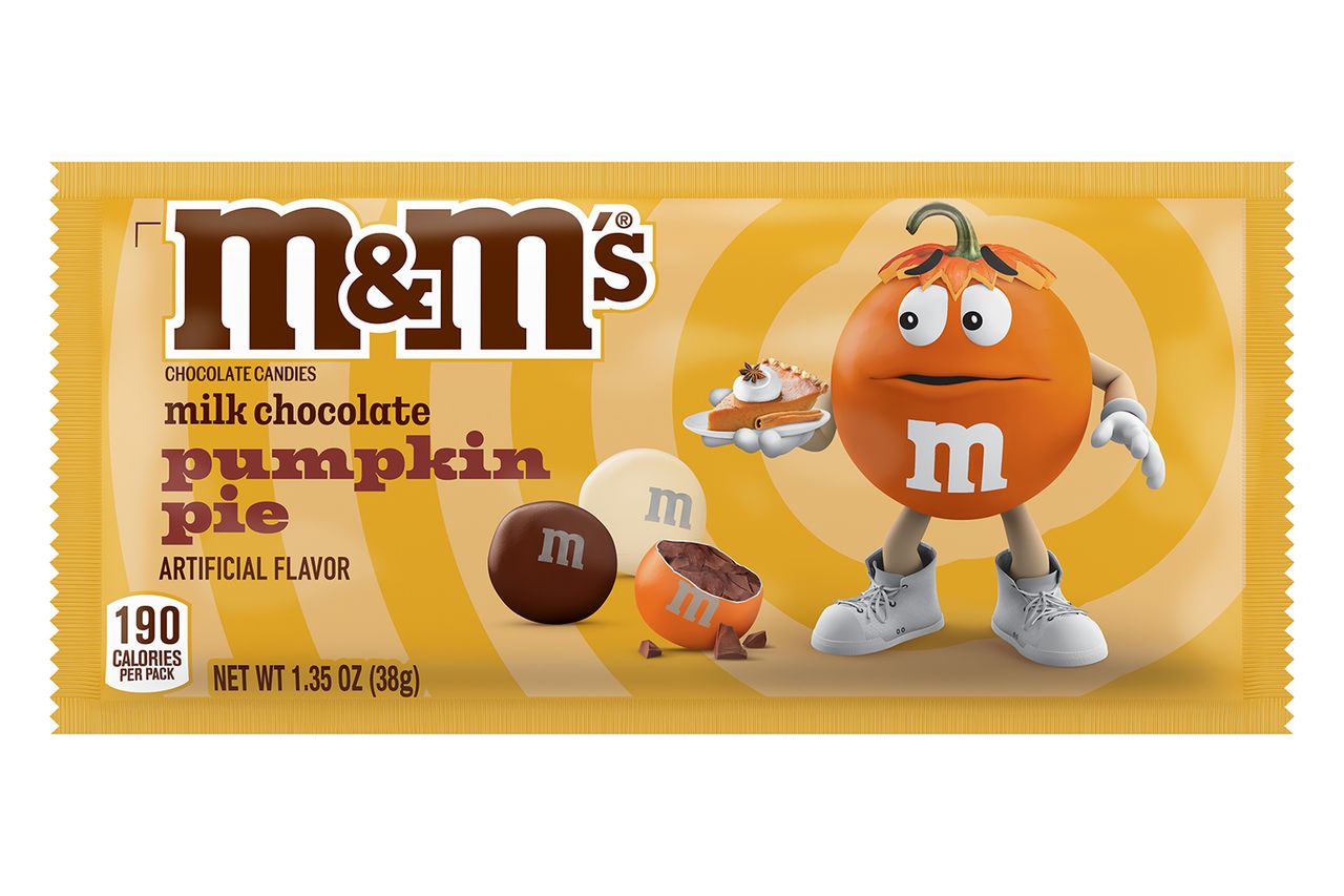 m&m's Pumpkin Pie