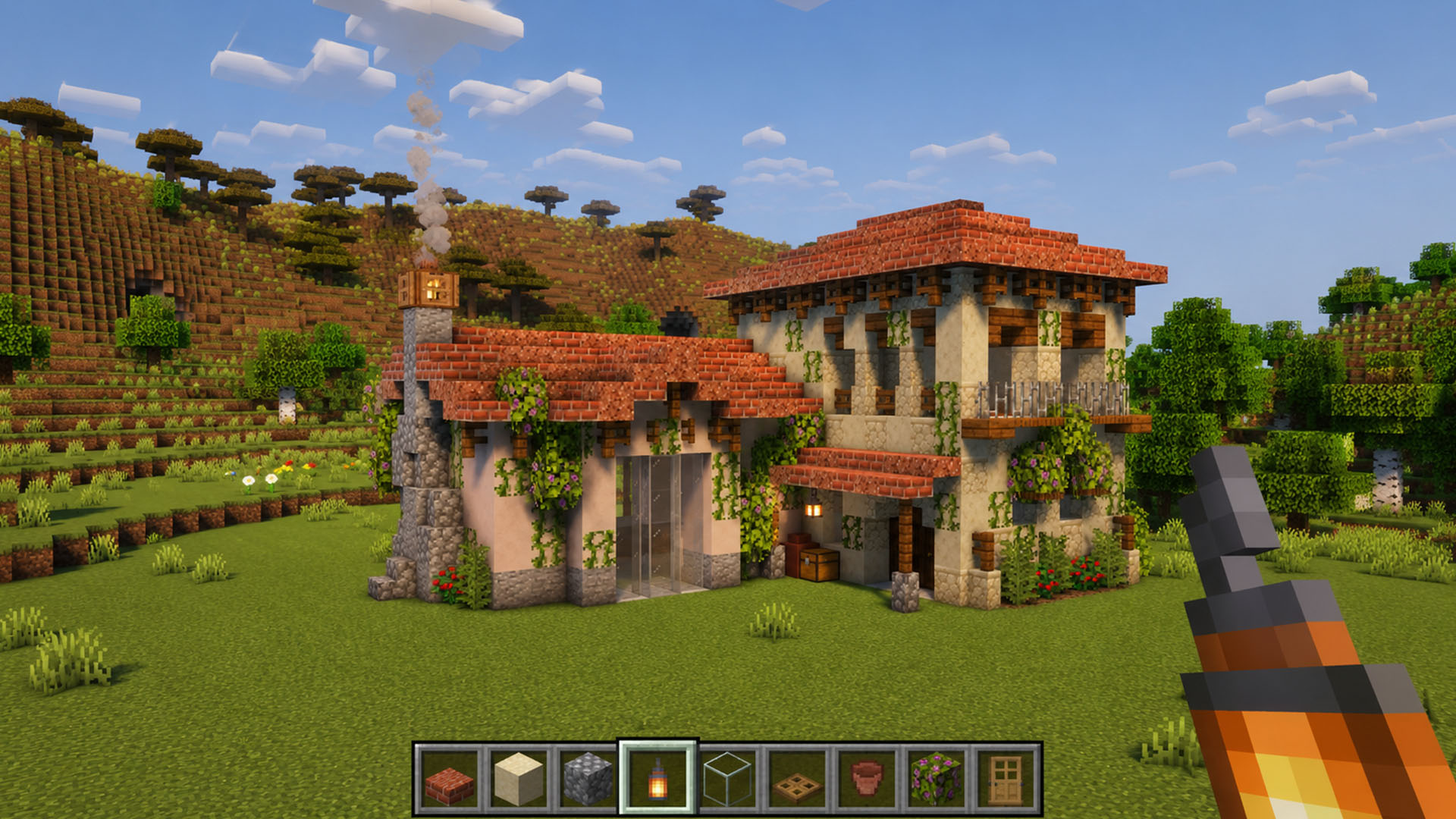 A Mediterranean Inspired House Build For Minecraft Worlds