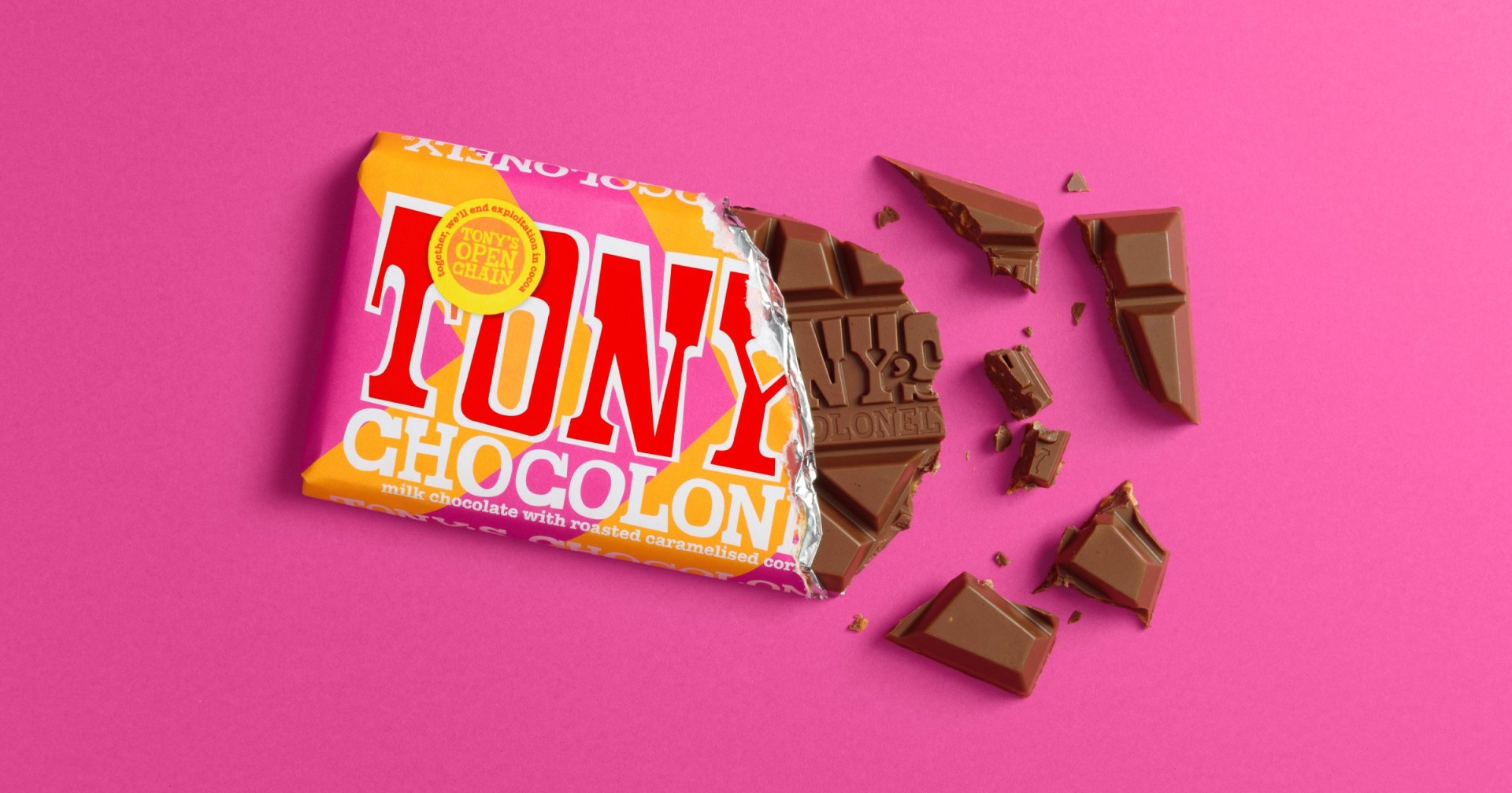 Tony’s Chocolonely unveils new milk popcorn crunch flavour