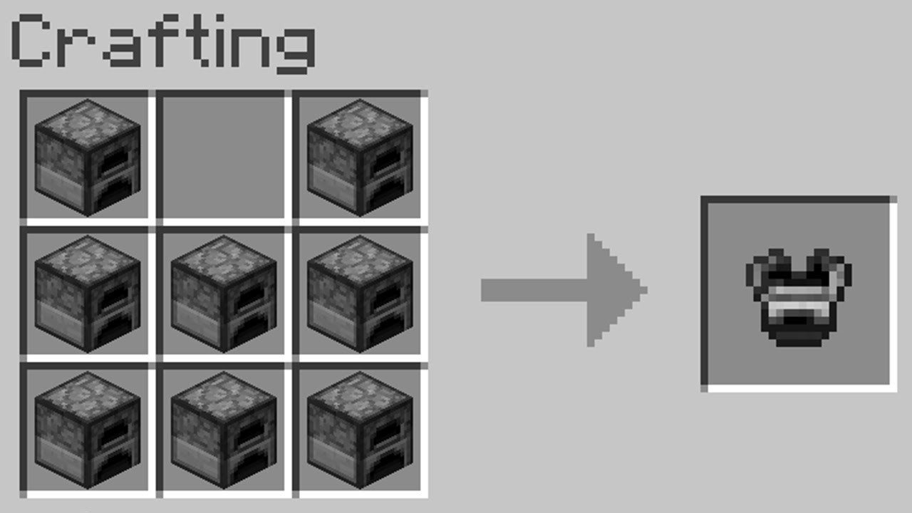 Minecraft but you can craft armor out of any block