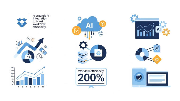 Dropbox expands AI integration, boosting workflow efficiency by 200%