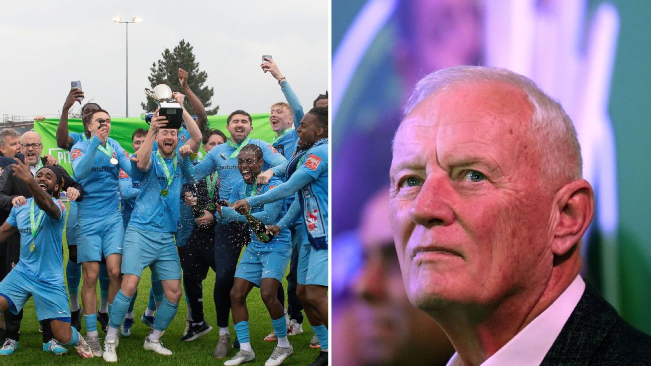 The next Wrexham? Barry Hearn, Matchroom eye success with Brentwood Town