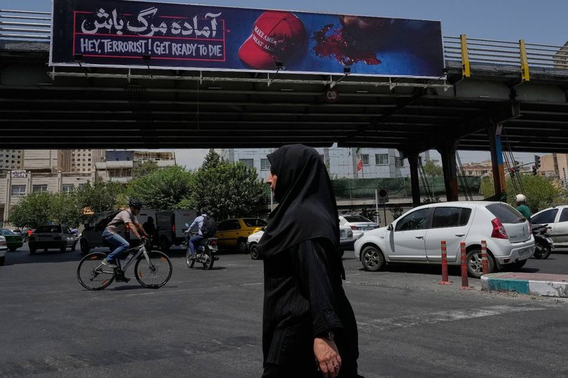 Highly sinister Iran billboard issues menacing death threat to Barron, Ivanka and Melania Trump