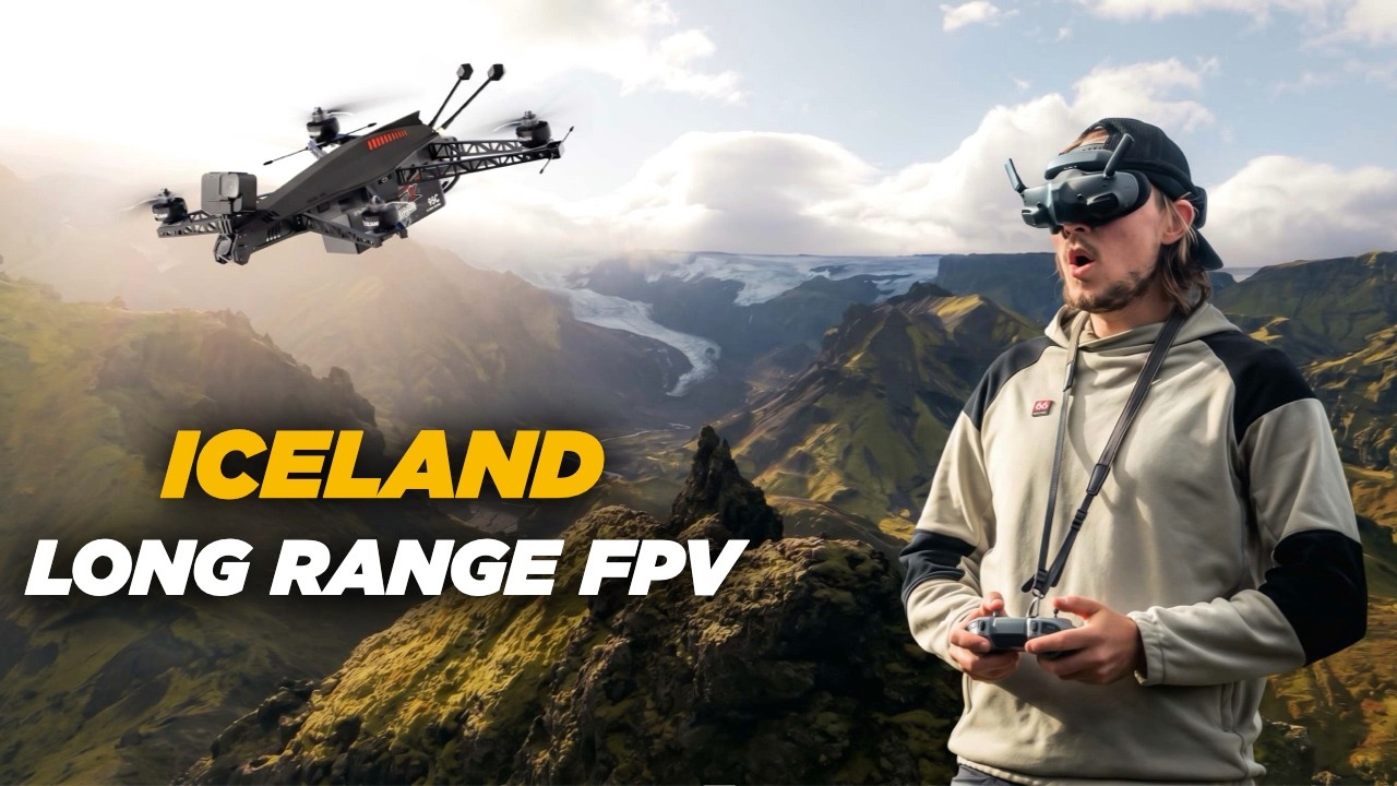 Epic long range FPV flight in Iceland | Helion Pro