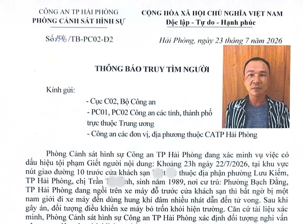 Người phụ nữ bị đâm tử vong trước cửa khách sạn ở Hải Phòng