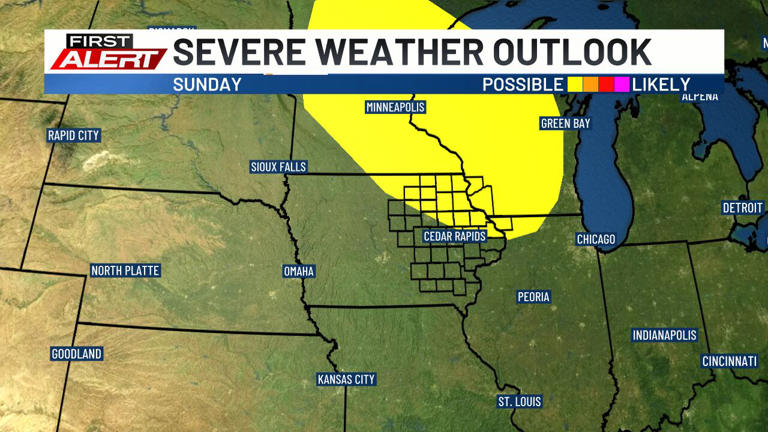 First Alert Day: Severe weather risk returns Sunday night