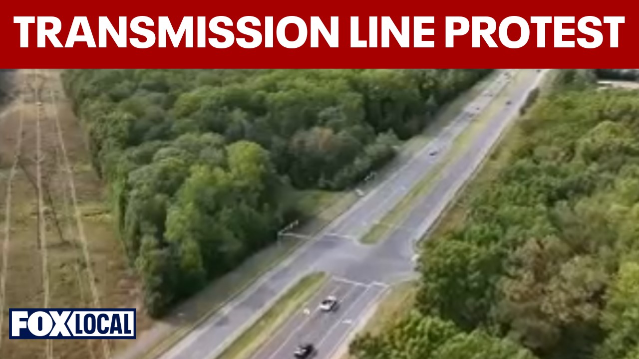 Prince William County residents protest Dominion Energy transmission ...