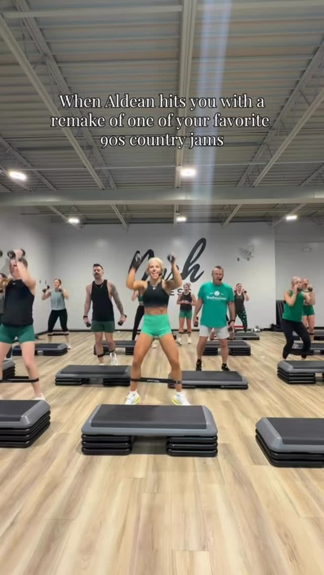 90s country step aerobics workout ideas
