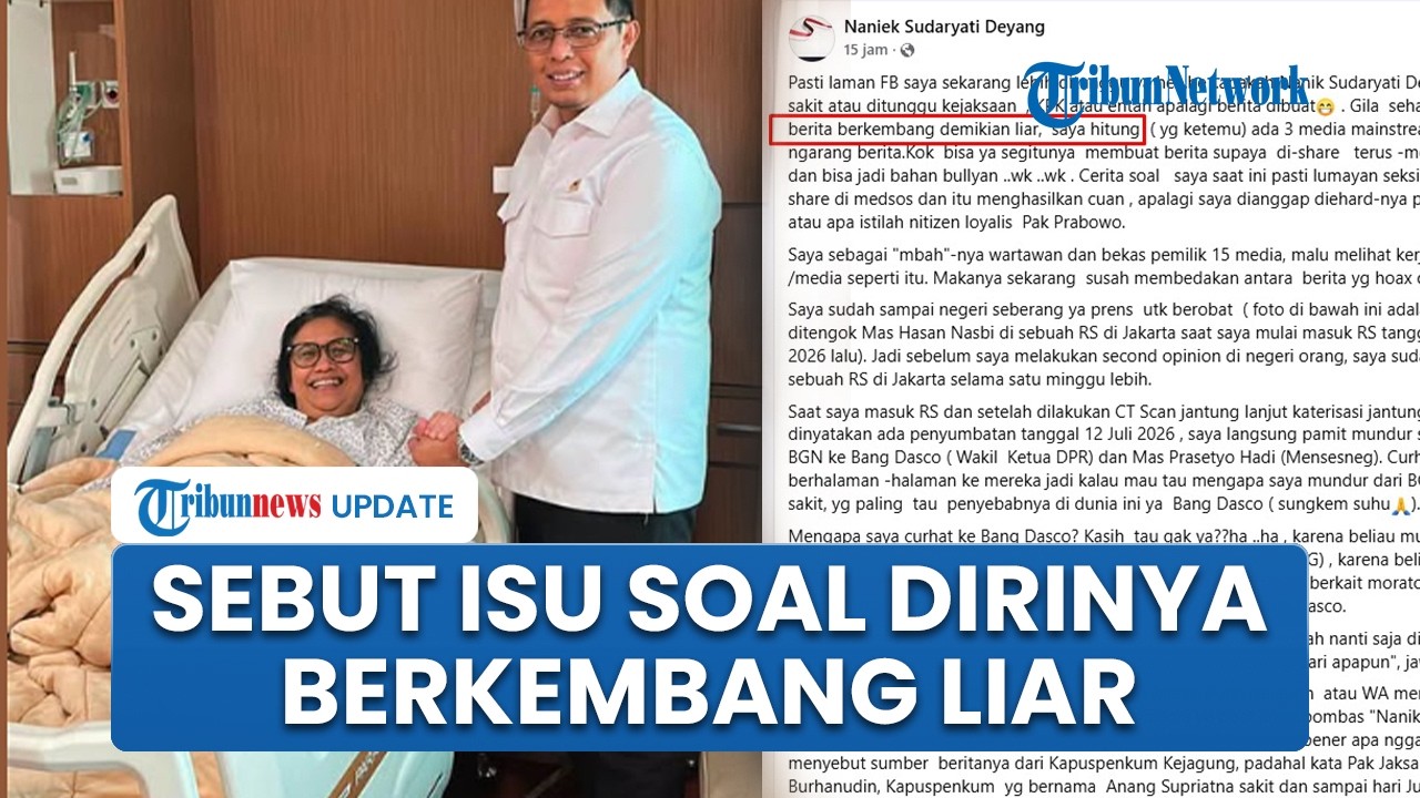 Nanik S Deyang Buka Suara Soal Pengunduran Diri dari Kepala BGN