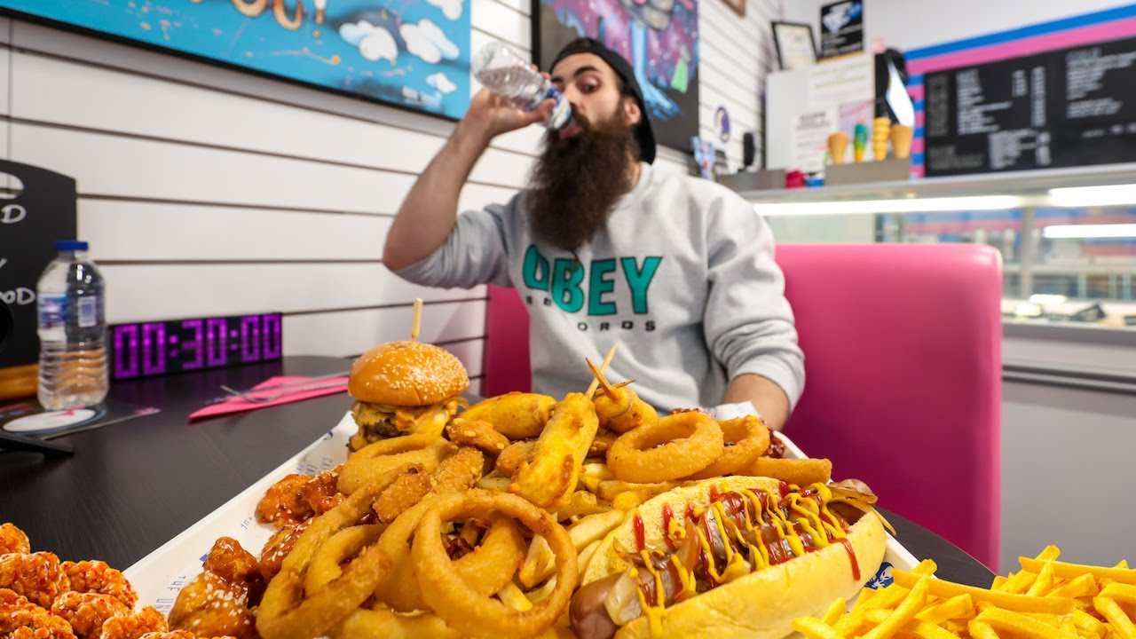 The 42 platter challenge | The chronicles of beard ep.124 | BeardMeatsFood