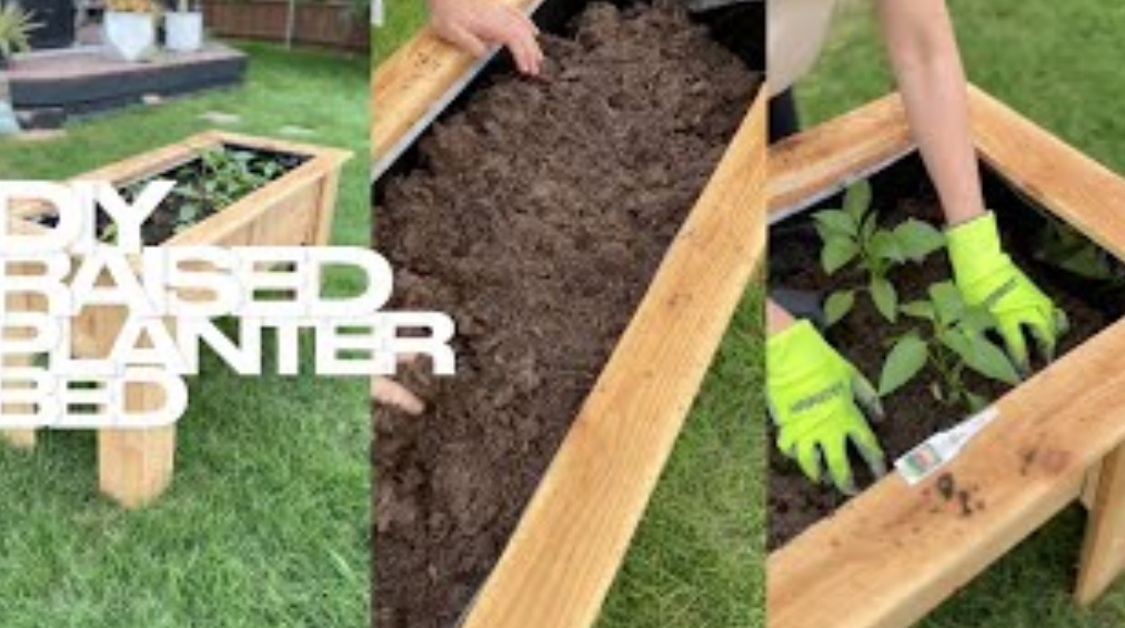 Transform fence pickets into stunning raised planters!