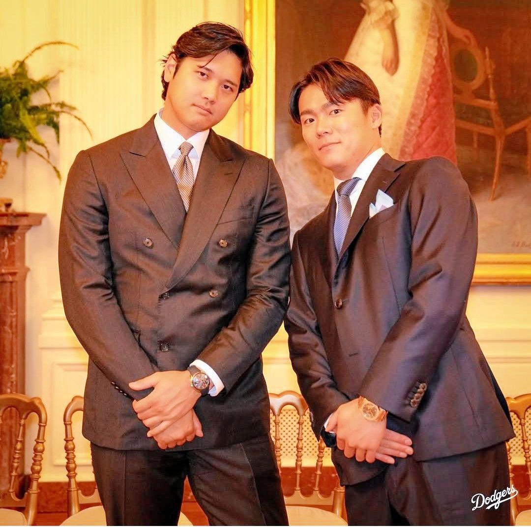 大谷翔平＆山本由伸 ホワイトハウスで片 …
