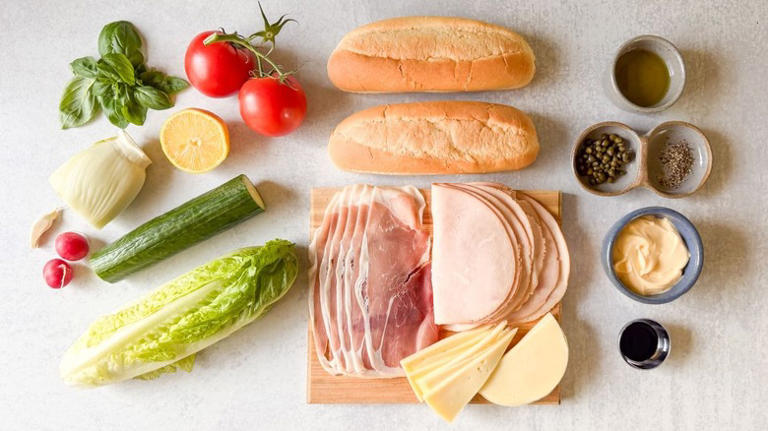 Classic Italian-ish club sub sandwich recipe