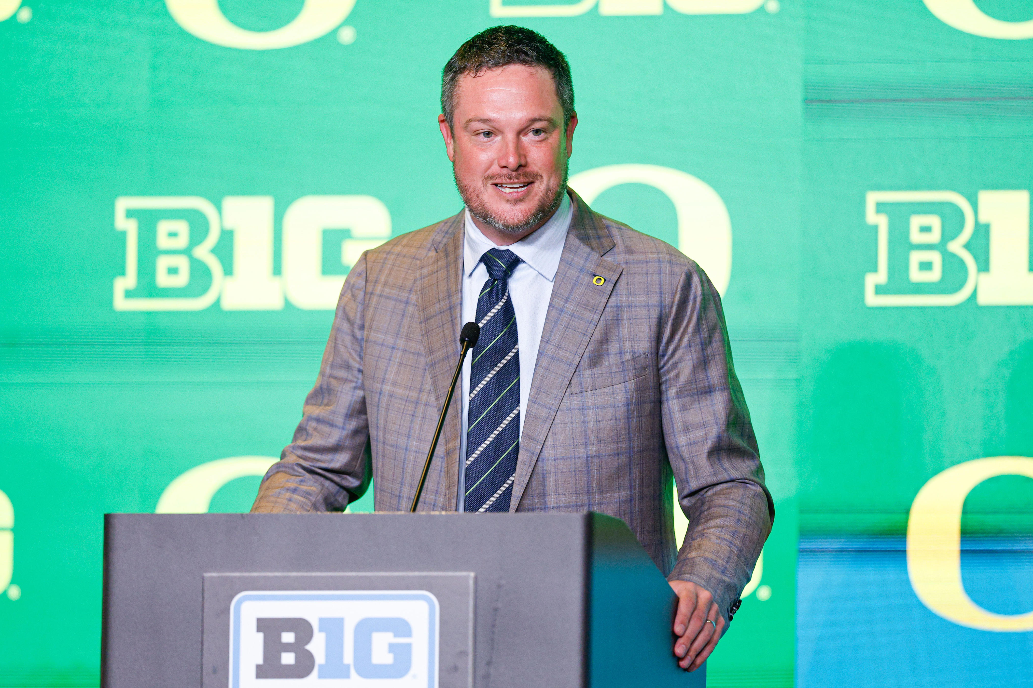 What Oregon football's Dan Lanning, players said at Big Ten media day