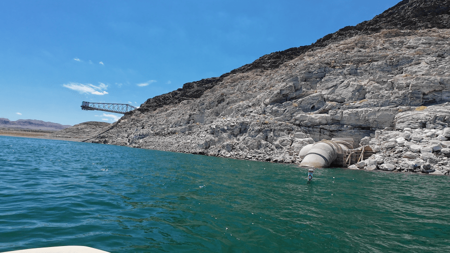 Low Lake Mead levels unearth a similar group of discoveries, except for the dead bodies