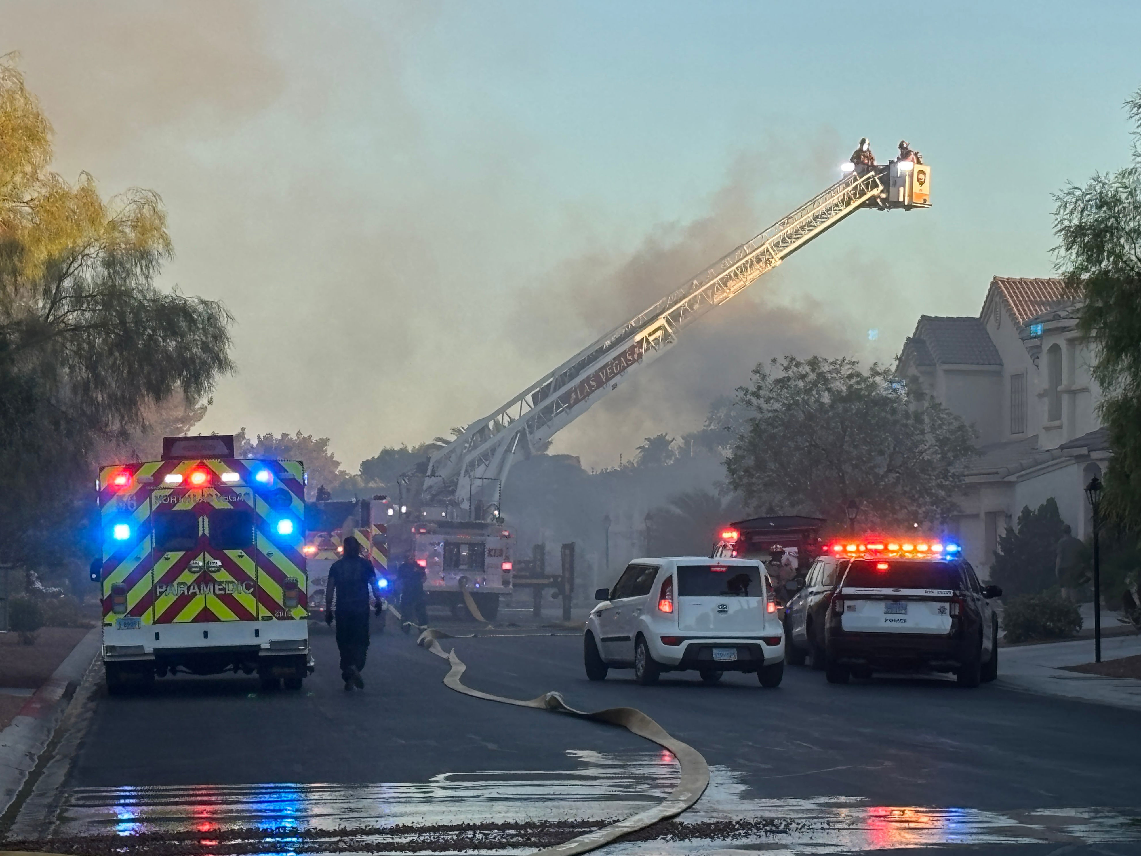 One person found dead following northwest Las Vegas house fire