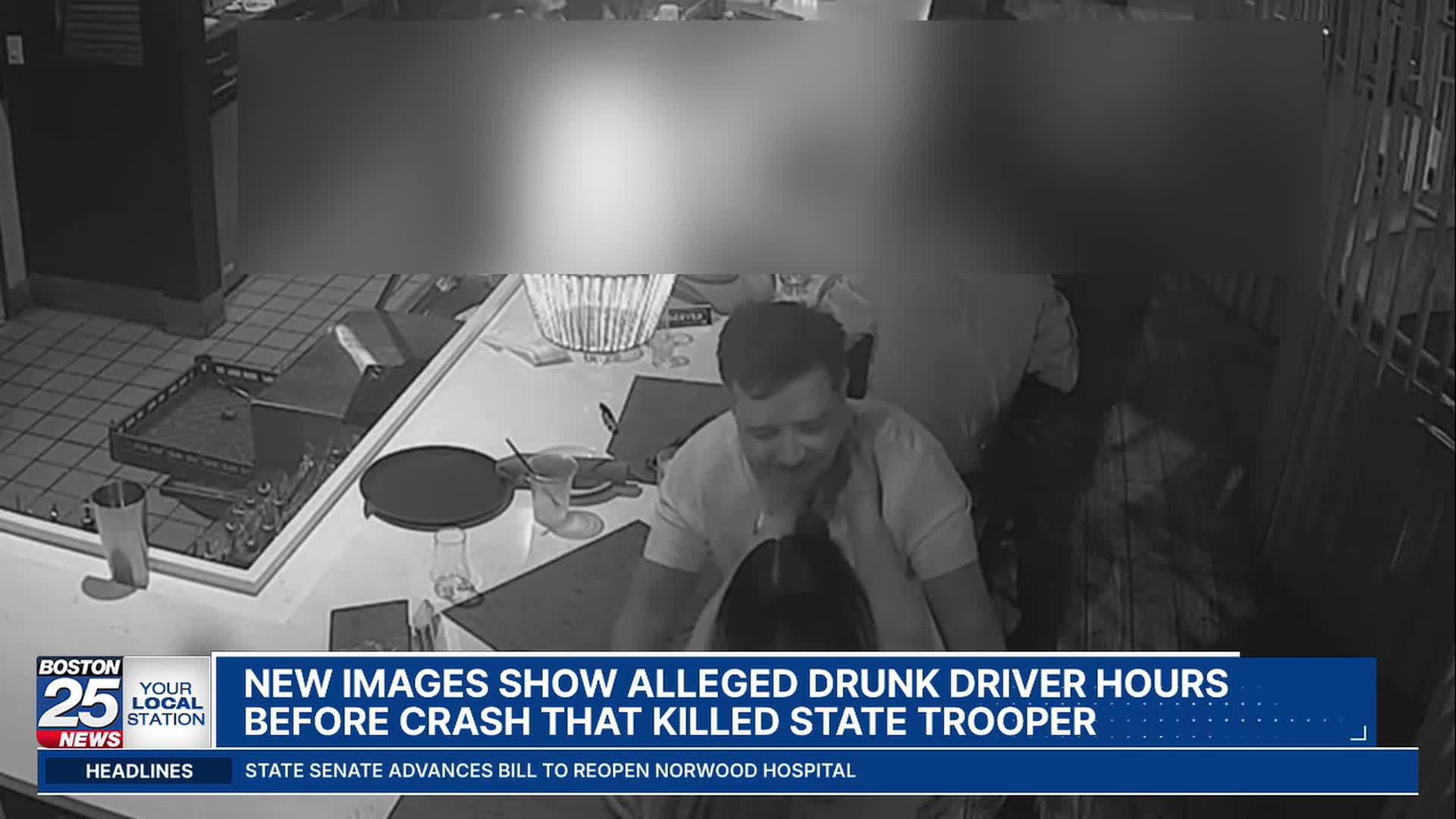 New images show driver drinking at Saugus restaurant before crash that killed Mass. trooper