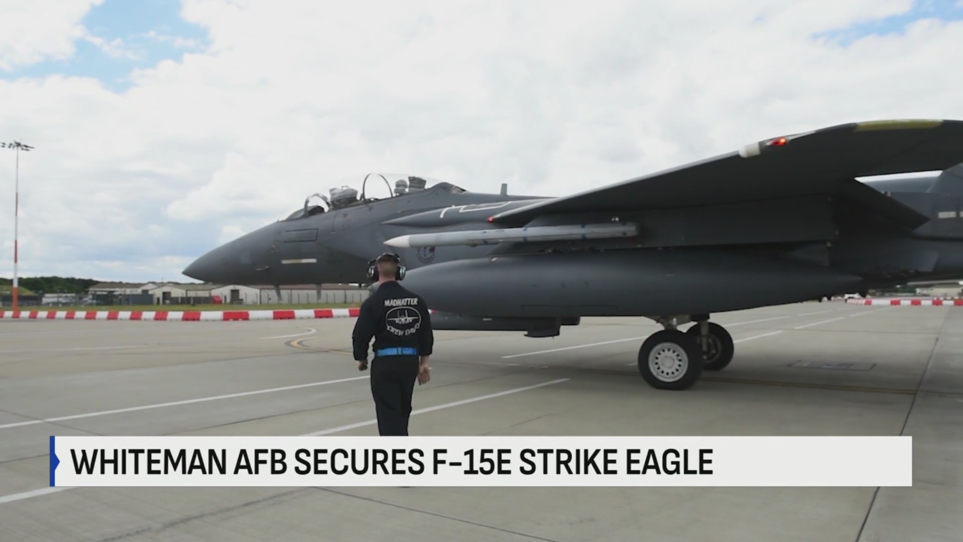Whiteman Air Force Base secures F-15E Strike Eagle
