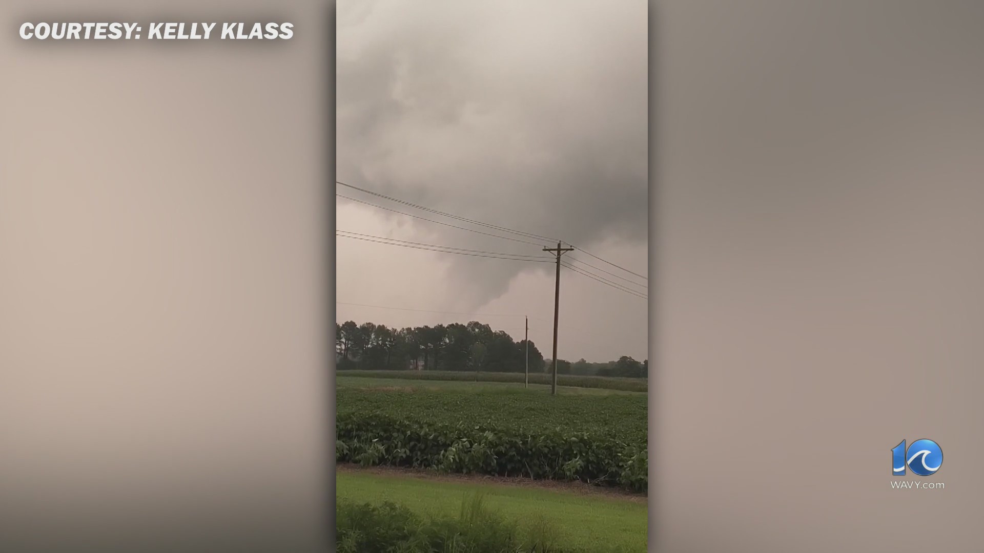 Storm chasers capture funnel cloud over Surry Co.