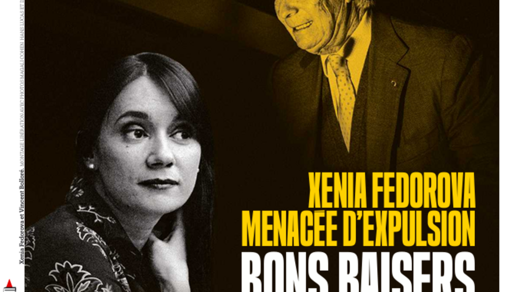 Xenia Fedorova Menac e D expulsion Bons Baisers De Paris 