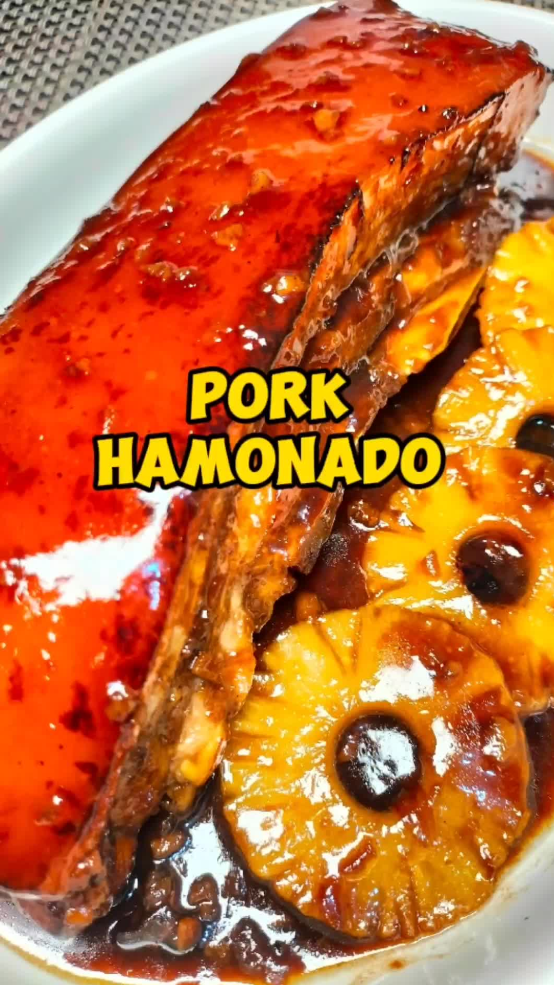 What makes homemade pork hamonado so flavorful and tender?