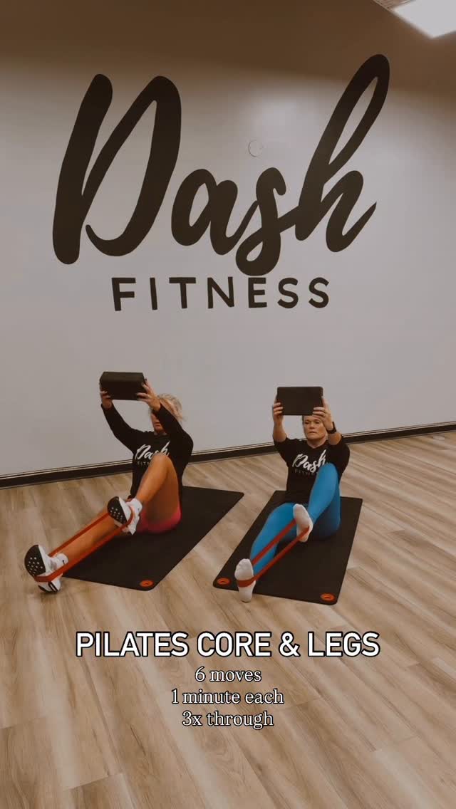 Pilates band exercises for core strength