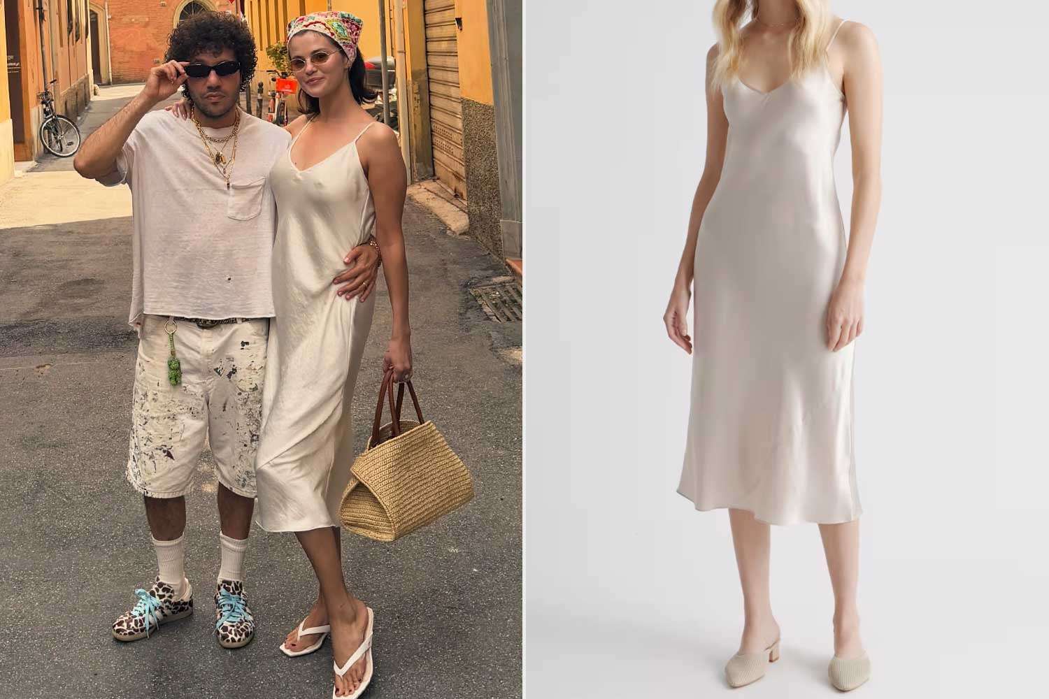 Selena Gomez's vacation outfit resembles this dress one shopper called ‘very comfortable' for a day at Disney