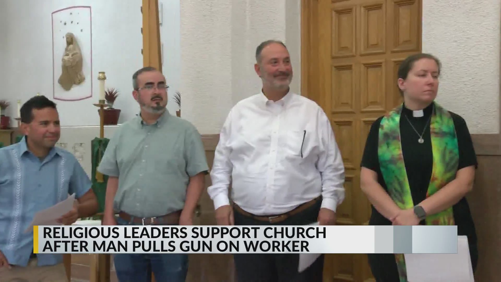 Religious leaders unite after armed incident at Albuquerque Catholic Church