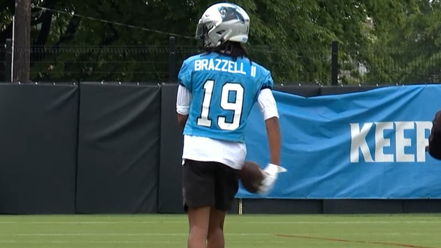 VFL Chris Brazzell II suffers injury during Panthers training camp