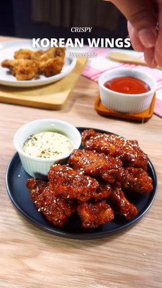 What makes Korean wings different from classic chicken wings