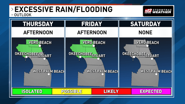 Heavy rain and flooding threat increase heading into the weekend