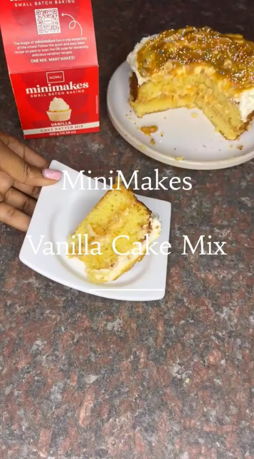Mini vanilla cakes made easy in the air fryer