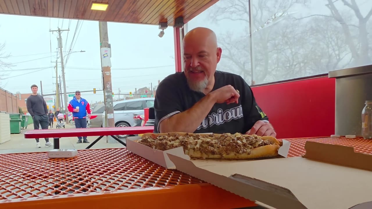 He ate a 5-pound cheesesteak in just 7 minutes - and walked away $500 rich