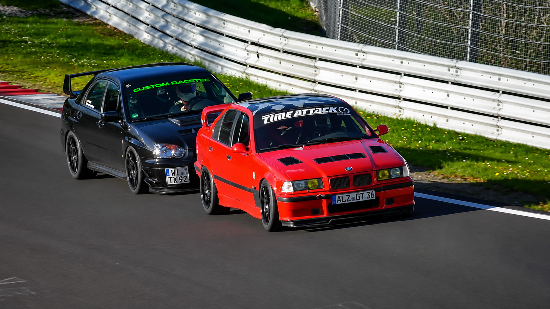 Near Collision on the Nurburgring