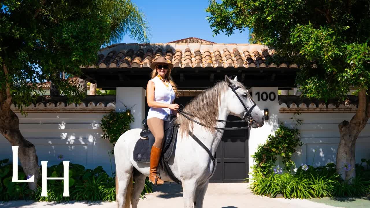 Inside a Marbella villa with a 500kg front door and its own private beach
