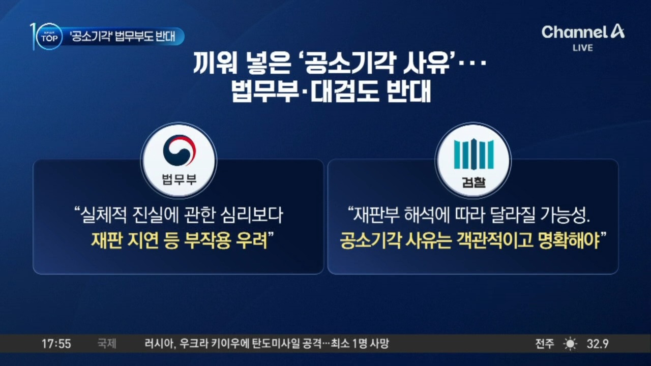 끼워 넣은 '공소기각 사유'…법무부·대검도 반대