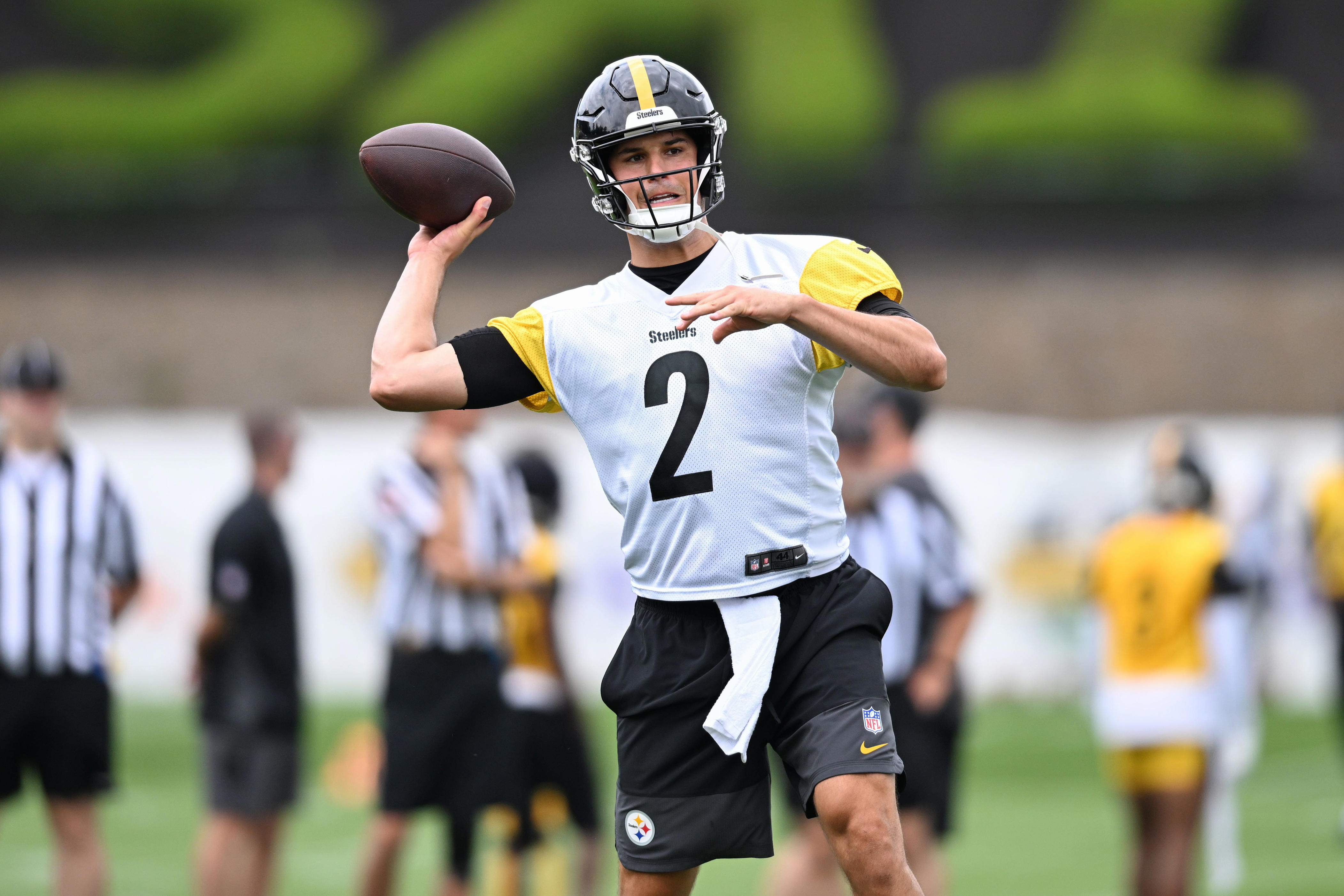 Why Mason Rudolph is opening Steelers training camp taking QB2 reps