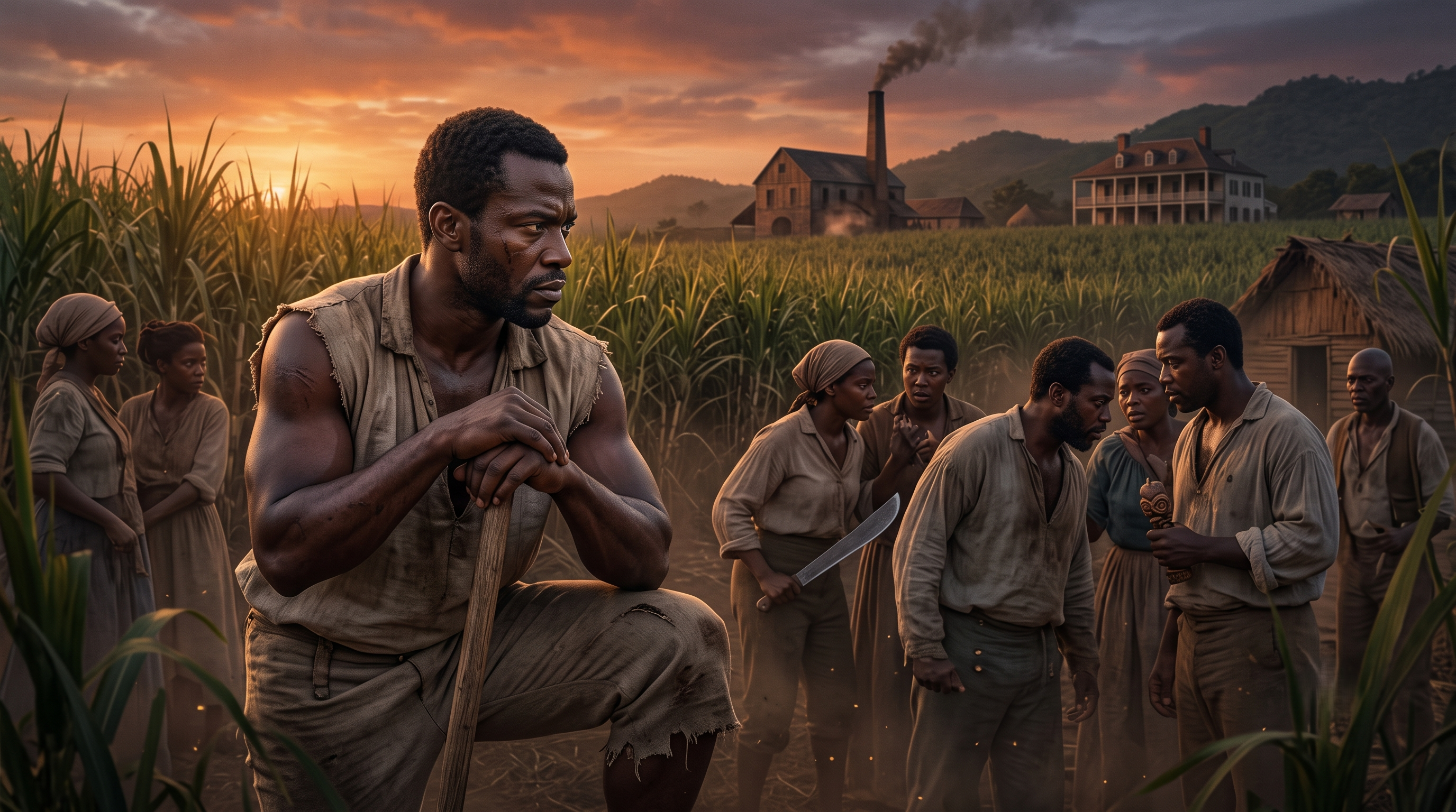 A Congo warrior was sold into Saint-Domingue - 
