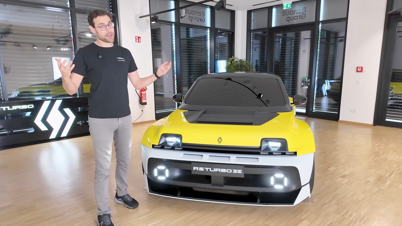 El Renault R5 Turbo 3E ofrece una potencia descomunal de 555 caballos
