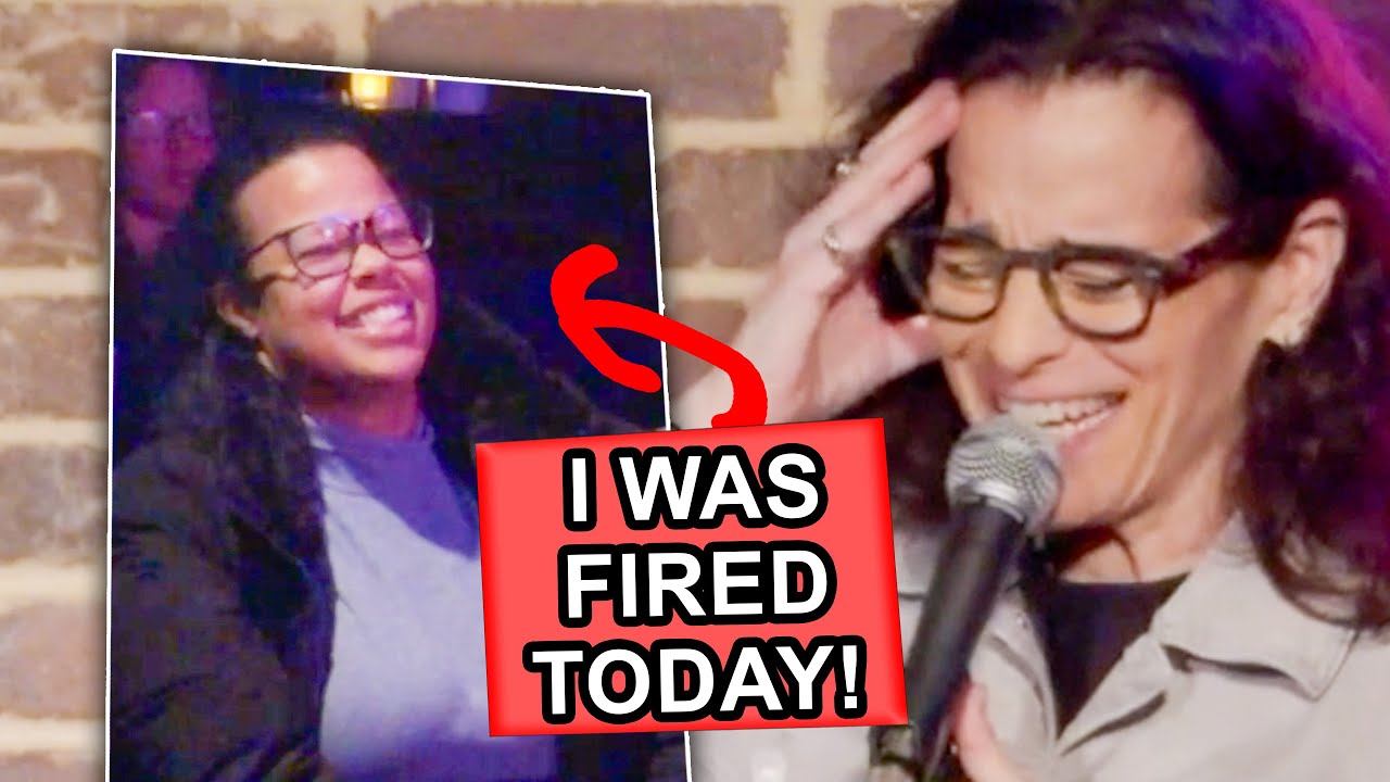 Comedian grills fan's partner during awkward crowd interaction
