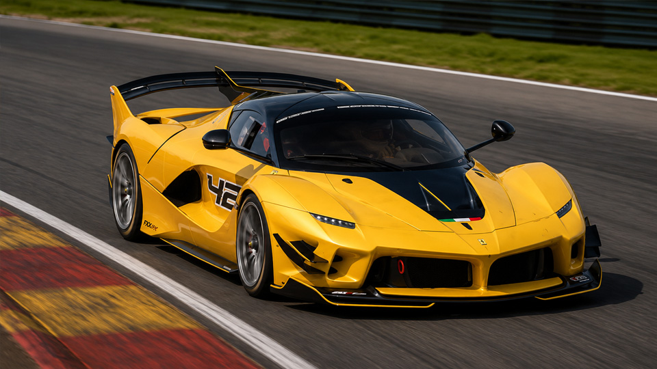 Ferrari FXX K screams through every lap
